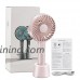 Ctystallove Portable Fan Handheld Mini Fan Bluetooth Speaker Music Fan USB Rechargeable Battery Operated Electric Personal Fan for Office Home Desk and Outdoor Travelling Use (Pink) - B07D75GMJ3